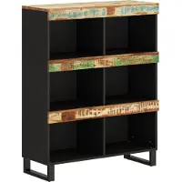 vidaXL Bijzetkast 85x33x107 cm massief gerecycled hout