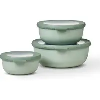 Mepal Cirqula Multi Kom Set - 350 mL, 750 mL, 1250 mL, Noordse Salie
