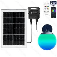 Aigostar Bluetooth mesh, op zonne-energie slimme wandlamp 20 W RGBCCT kleurrijke lamp