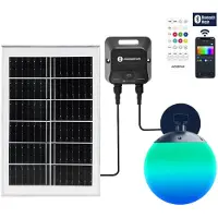 Aigostar Bluetooth mesh, solar slimme wandlamp 20 W RGBCCT kleurrijke lamp