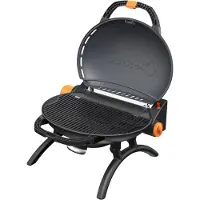 O-Grill 500 Gas BBQ - Draagbare Gas BBQ - Tafelmodel Barbecue - Compact & Krachtig - Camping / Balkon - Zwart