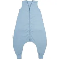 Meyco Baby Studio Collection Linnen Slaapoverall Jumper - Jeans Blue - 104cm - 0.5 TOG