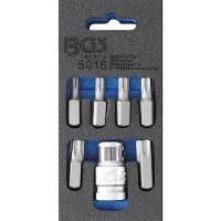 Bgs Schroevendraaierbitset Aandrijving buitenzeskant 10 mm (3/8") T-profiel (voor Torx) 7 stuks.