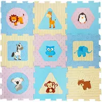 B Beez - Foam Floor Puzzle Mat, 18 Pieces (53005)