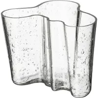 Iittala Alvar Aalto vaas jubileumeditie 120 mm Bubbelglas helder