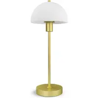 Herstal Vienda tafellamp messing-wit