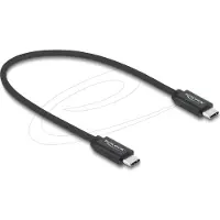 DeLOCK Coaxial USB 40 Gbps cable USB PD 3.1 240 W 0.5 m