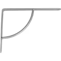 AMIG Plankdrager/planksteun van metaal - gelakt zilvergrijs - H250 x B200 mm - Tot 90 kg - Plankdragers
