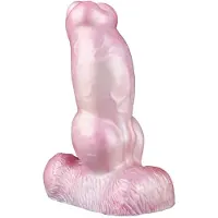Kiotos Monstar - Weirdo - Opblaasbare Dildo Nr. 93 - Roze/Wit