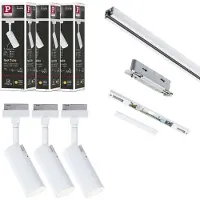 Paulmann URail Railspot Tubo Startersset 3x150lm 3x4W 3000K dimbaar 230V Signaalwit