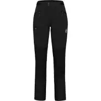Mammut - Women's Courmayeur Softshell Pants - Alpine broek 42 - Regular, zwart