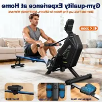 Selius Roeitrainer – Roeimachine – Roeiapparaat – Fitnessapparaat – Inklapbaar – 16 Weerstandsniveaus – Magnetisch Weerstandssysteem – Max. 160 kg Belastbaar