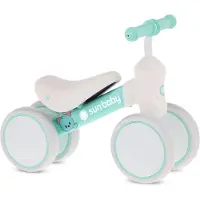 Sun baby Loopfiets voor Kinderen PetitRide - 12 maanden, max. 25 kg, Loopfietsen, stalen frame, EVA-schuimwielen, schuimzadel - Munt