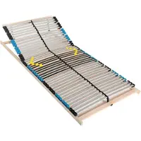 Sleepneo Lattenbodem 100x200 - verstelbaar hoofdbord - - 7 zones - bedbodem