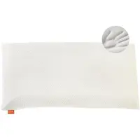 Sleepling 40 x 80 cm extra stevig visco hoofdkussen | orthopedisch neksteunkussen | kussen van memory foam | gemaakt in de EU | afneembare hoes, wasbaar op 60 graden | wit