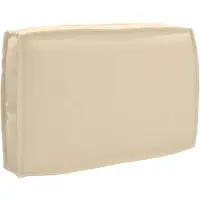 vidaXL Kussen Beige 60 x 40 x 12 cm Oxford Stof