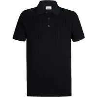 Profuomo Regular Fit Polo shirt Korte mouw donkerblauw