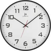 Lowell Justaminute 00880N wand- & tafelklok Kwartsklok Cirkel Zwart