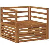 vidaXL Buiten bank set 2 st Naturel Massief Acacia Hout