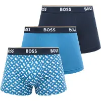 BOSS Boxershorts 'Power' blauw / navy / lichtblauw / wit