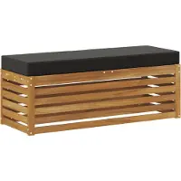 vidaXL Buitenstoelbank Massief Acacia Hout Naturel