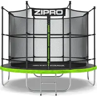 Zipro Jump Pro IN - Trampoline - Ø252cm 8FT - Trampoline met veiligheidsnet - Voor kinderen - Inclusief Ladder - max. 150 kg