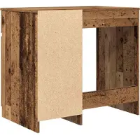 vidaXL Bureau 86x49x76 cm spaanplaat oud hout