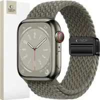 TechProtection Nylon Plus Apple Watch 49 / 46 / 45 / 44 Mm Bandje Groen