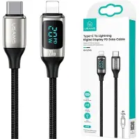 Usams U78 - USB-C naar Lightning Kabel - 20W Snelladen - 1.2m - Wit