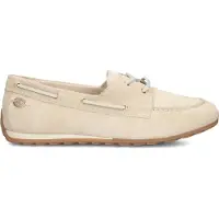 Fred de la bretoniere Women Uta Mocca Moccasin Suede Beige-Schoenmaat 38