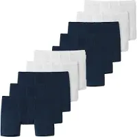 Schiesser Onderbroek ' Organic Cotton ' donkerblauw / wit