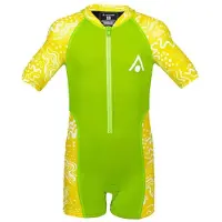 Aqua sphere Stingray 2.0 Junior Short Sleeve Shorty Geel 24 Months Kinderen