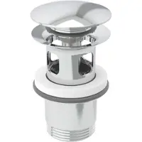 Geberit - Afsluitbare afvoer, ClickClack, glanzend chroom 152.076.21.1