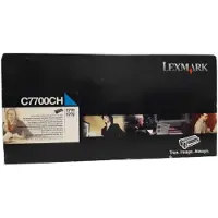 Lexmark C7700CH toner cartridge cyaan hoge capaciteit (origineel)