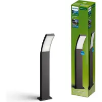 Philips sokkellamp 60 cm | Splay | 2700K | Zuil | IP44 | Antraciet