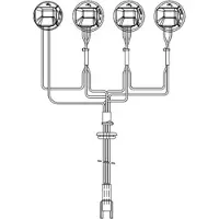 Hella 8KA 155 372-001 Kabelset, koplamp