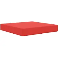 vidaXL Buitenbankkussen Rood 60 x 60 x 8 cm Polyester