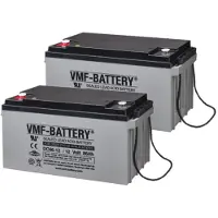 VMF 2 stuks: DC86-12 AGM Deep Cycle accu's (12V, 86 Ah, T6 terminal)