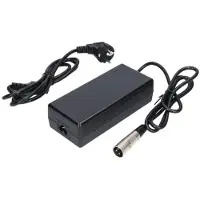 123accu Universele acculader E-bike 3-Pins XLR (42V, 2A, 84W, huismerk)