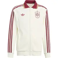 Adidas Sportief sweatvest 'Spain Away Anthem Jacket' bordeaux / wit