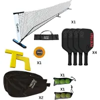 Sporti France Pickleball Fiberglass Kit Veelkleurig