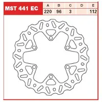 TRW Mst441ec Off Road Remschijf