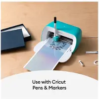 Cricut Joy Smart vinyl beschrijfbaar zilver 14 x 33 cm (4 stuks)