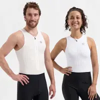 Rogelli Florida Dames en Heren Trisuit - Mouwloos - Zwart/Wit