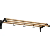 Essem Design Nostalgi 291 hoedenplank 100 cm Eiken-zwart