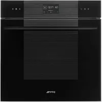 Smeg Traditional pyro Galileo Oven Oven , Linea, 60 cm, Thermogeventileerd, Zwart, A+, Pyrolyse