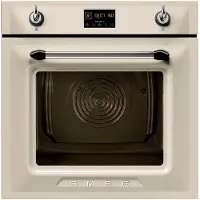 Smeg Pyro steam Galileo Oven Oven , Victoria, 60 cm, Combi-stoom, Crème, A+, Pyrolyse