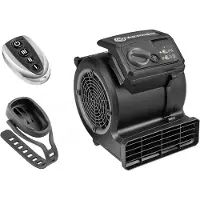 Vacmaster AM1202R Cardio54 gymvloerventilator met afstandsbediening, stille ventilator