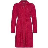 Rebelle MyRebelle - Badjas - Palm Springs - Badstof - Donkerroze - Rits - Maat S