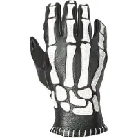 John Doe Skeletor, handschoenen ,Zwart/Wit ,3XL